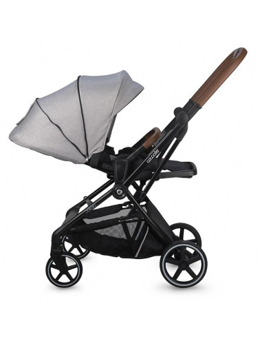 Carucior modular 2in1 Coccolle Saliara Greystone+Cos auto 0-13