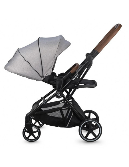 Carucior modular 2in1 Coccolle Saliara Greystone+Cos auto 0-13