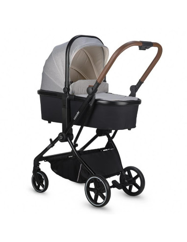Carucior modular 2in1 Coccolle Saliara Greystone+Cos auto 0-13