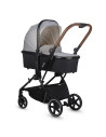 Carucior modular 2in1 Coccolle Saliara Greystone+Cos auto 0-13