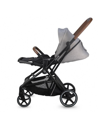 Carucior modular 2in1 Coccolle Saliara Greystone+Cos auto 0-13