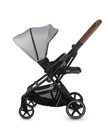 Carucior modular 2in1 Coccolle Saliara Greystone+Cos auto 0-13