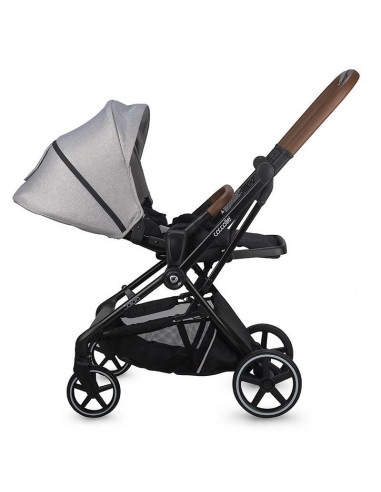 Carucior modular 2in1 Coccolle Saliara Greystone+Cos auto 0-13