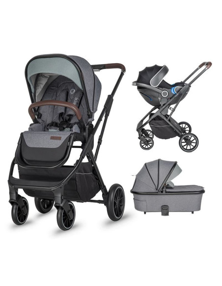 Carucior modular 2in1 Coccolle Silene Lunar Rock+Cos auto 0-13