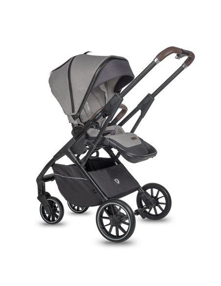 Carucior modular 2in1 Coccolle Silene Urban Grey+Cos auto 0-13