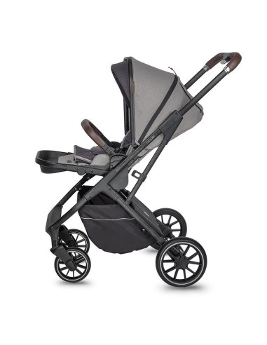 Carucior modular 2in1 Coccolle Silene Urban Grey+Cos auto 0-13
