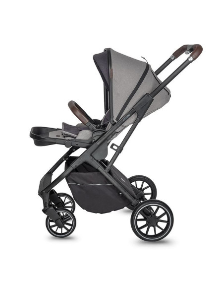 Carucior modular 2in1 Coccolle Silene Urban Grey+Cos auto 0-13