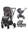 Carucior modular 2in1 Coccolle Silene Urban Grey+Cos auto 0-13