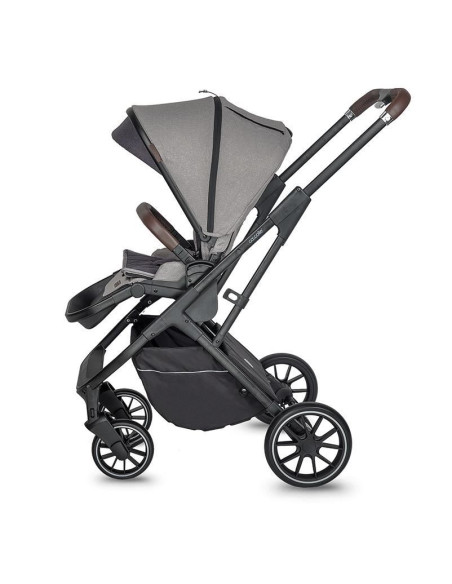Carucior modular 2in1 Coccolle Silene Urban Grey+Cos auto 0-13