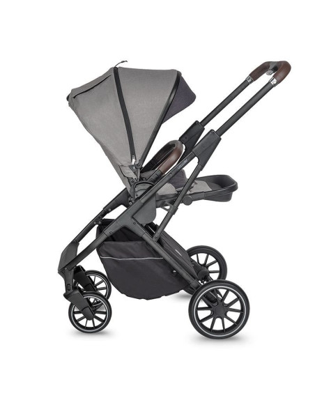 Carucior modular 2in1 Coccolle Silene Urban Grey+Cos auto 0-13