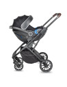 Carucior modular 2in1 Coccolle Silene Urban Grey+Cos auto 0-13