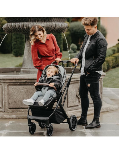 Carucior modular 2in1 Coccolle Silene Urban Grey+Cos auto 0-13