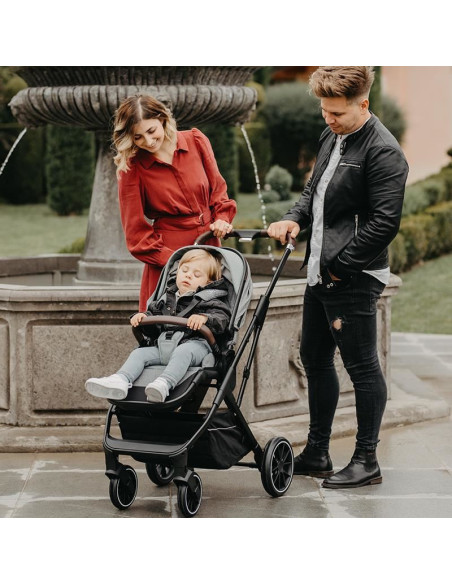 Carucior modular 2in1 Coccolle Silene Urban Grey+Cos auto 0-13