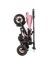 Tricicleta cu roti de cauciuc Qplay Rito Rubber Roz,338038110