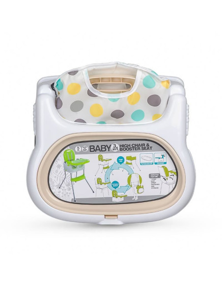 Scaun de luat masa multifunctional Coccolle Ziti Grey