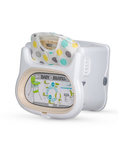 Scaun de luat masa multifunctional Coccolle Ziti Grey