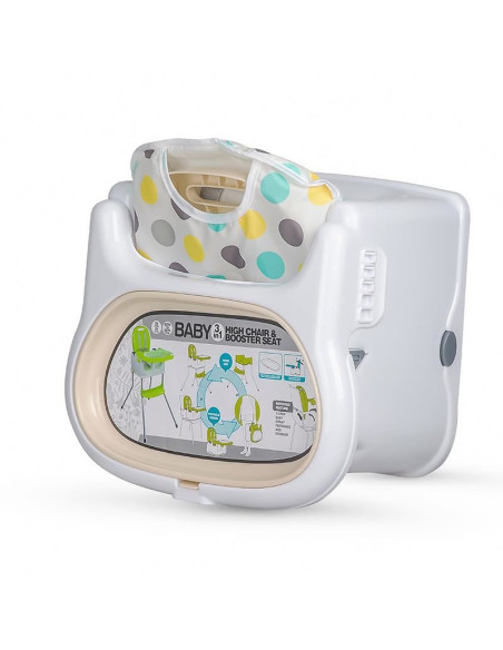 Scaun de luat masa multifunctional Coccolle Ziti Grey