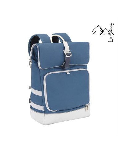 Babymoov - Geanta de scutece tip ghiozdan Sancy Blue,BB-A043802