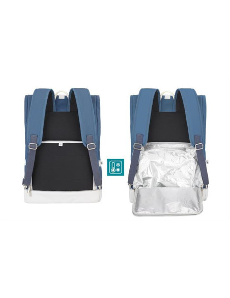 Babymoov - Geanta de scutece tip ghiozdan Sancy Blue,BB-A043802