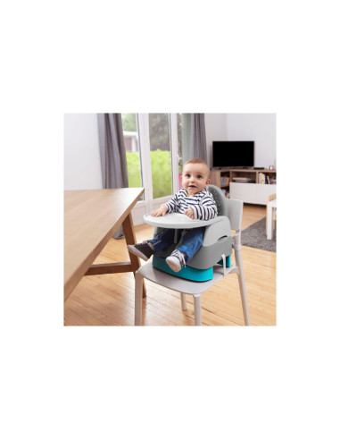 Badabulle - Booster pliabil Home & Go, Grey,BB-B009011