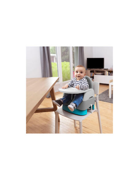 Badabulle - Booster pliabil Home & Go, Grey,BB-B009011
