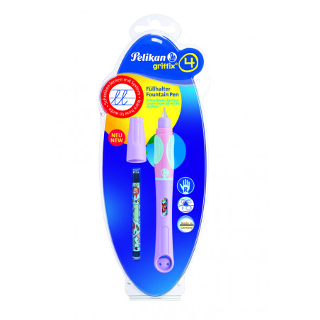 Stilou Griffix Pentru Dreptaci, Culoare Lila, 1 Rezerva Pelikan Stilou Griffix Pentru Dreptaci, Culoare Lila, 1 Rezerva Pelikan