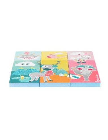 Badabulle - Puzzle pt baita 9 piese,BB-B023010
