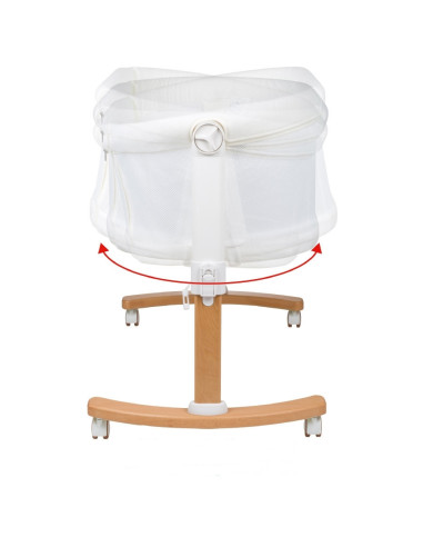 BabyGo - Patut co-sleeper 2 in 1 Amila, Creme,BB-BGO-4151
