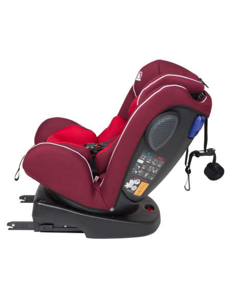 BabyGo - Scaun auto rotativ cu isofix Nova 360° Red, 0 - 36
