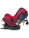 BabyGo - Scaun auto rotativ cu isofix Nova 360° Red, 0 - 36