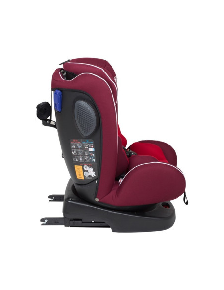 BabyGo - Scaun auto rotativ cu isofix Nova 360° Red, 0 - 36