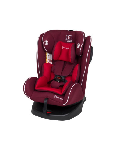 BabyGo - Scaun auto rotativ cu isofix Nova 360° Red, 0 - 36