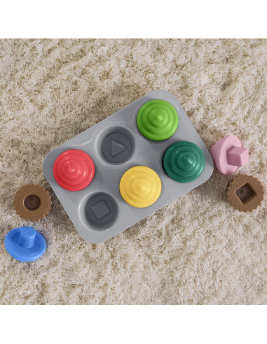 Bright Starts - Jucarie pentru sortarea formelor Briose,BB-12499