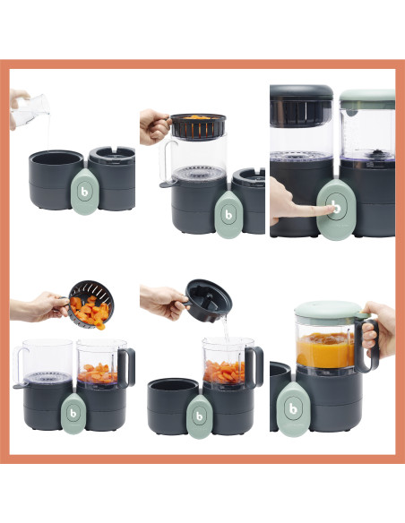 Babymoov - Robot multifunctional 4 in 1 Nutribaby ONE,BB-A001133