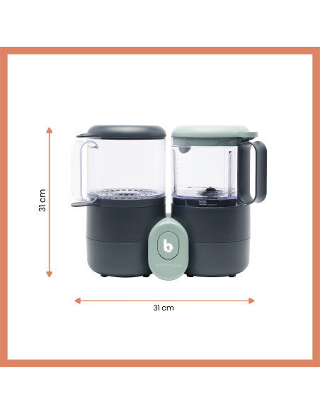 Babymoov - Robot multifunctional 4 in 1 Nutribaby ONE,BB-A001133