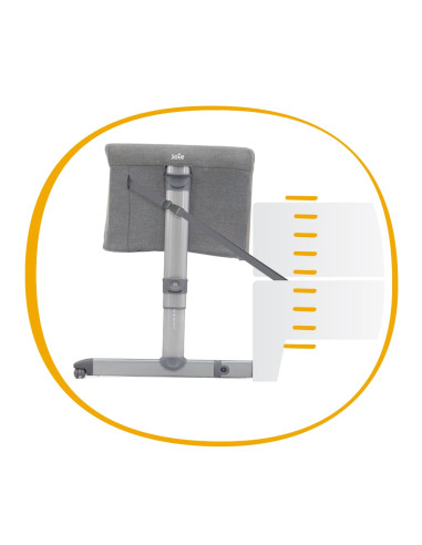 Joie - Patut Pliant 2 in 1 Roomie Gray Flannel,BB-P1814BAGFL000