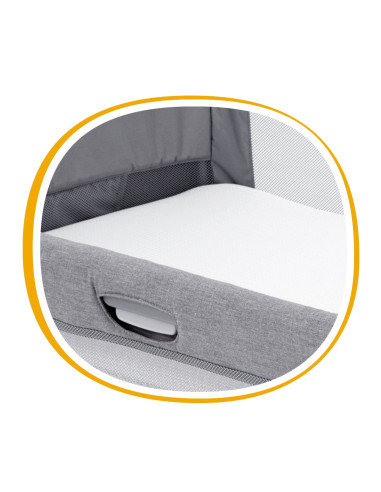 Joie - Patut Pliant 2 in 1 Roomie Gray Flannel,BB-P1814BAGFL000