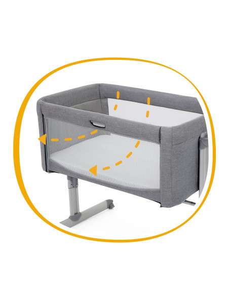 Joie - Patut Pliant 2 in 1 Roomie Gray Flannel,BB-P1814BAGFL000