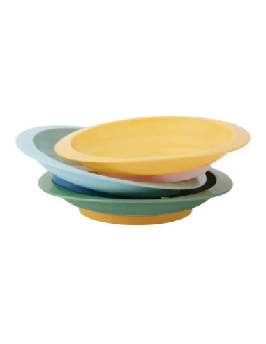 Badabulle - Set 3 farfurii anti-alunecare,BB-B005214