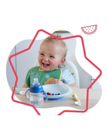 Badabulle - Set 3 farfurii anti-alunecare,BB-B005214