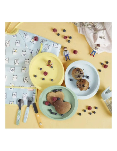 Badabulle - Set 3 farfurii anti-alunecare,BB-B005214