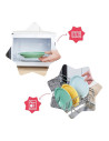 Badabulle - Set 3 farfurii anti-alunecare,BB-B005214