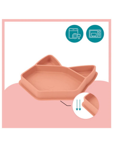 Babymoov - Tava anti-alunecare pentru mancare in forma de