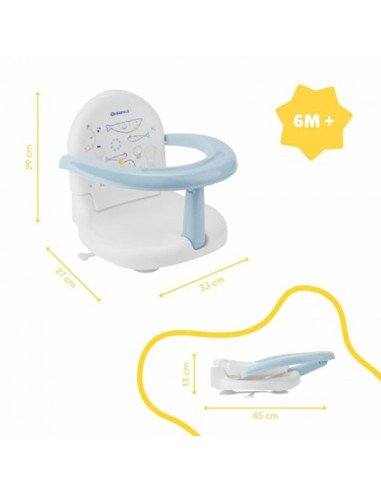 Badabulle – Scaun de baie pliabil cu pestisori,BB-B022003