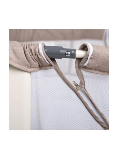 BabyGo - Patut co-sleeper Vivaldi Beige,BB-BGO-4652