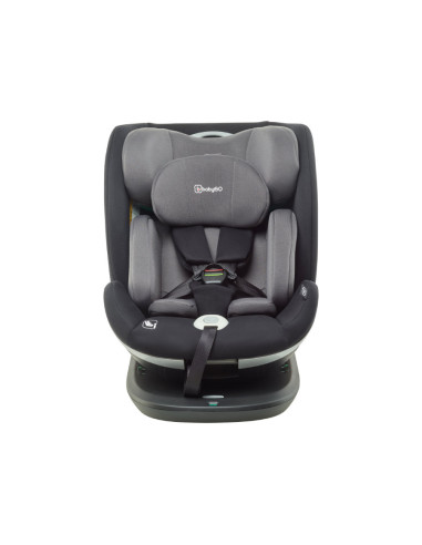 BabyGo - Scaun auto rotativ i-Size Grow Up 360 Black, 0-36