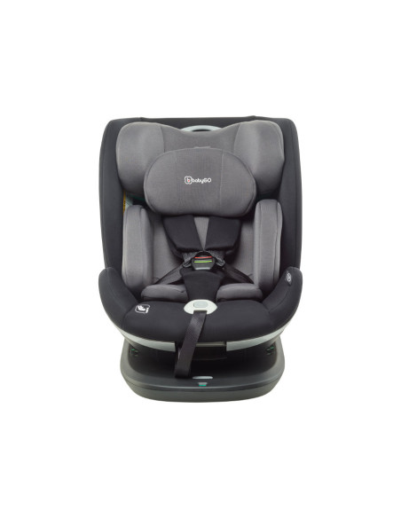 BabyGo - Scaun auto rotativ i-Size Grow Up 360 Black, 0-36