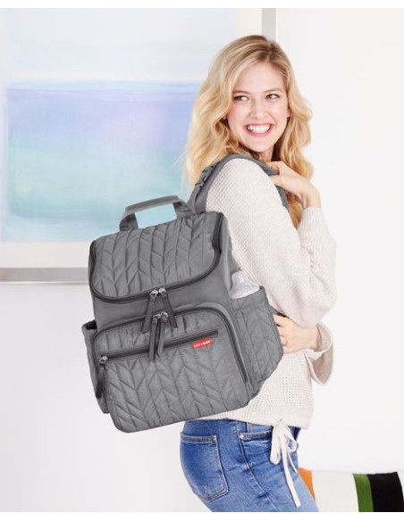 Skip Hop Rucsac pentru scutece - Forma Grey,BS-203107