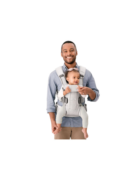 BabyBjorn - Marsupiu anatomic One Air - Greige, 3D