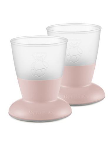 BabyBjorn - Set Pahare pentru bebe (2 buc), Powder